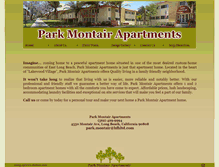 Tablet Screenshot of parkmontair.com